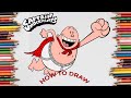 How To Draw Captain Underpants|| Easy Step by Step Tutorial For Beginners
