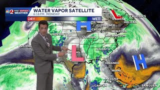 Moisture is piling up across the Gulf and will shift eastward over Florida by late week! 5.25.2026