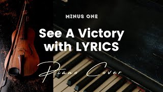 See A Victory by Elevation Worship - Key of Bb - Karaoke - Minus One with LYRICS - Piano Cover