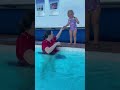 falling into the pool swimming toddler pool safetyfirst safetytips learning fun