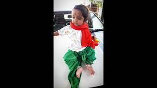 shreeja whishing u all happy republic day🧡🤍💚 #republicday #republicdaystatus #cutebabystatus