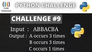 Python Challenge Program | #9