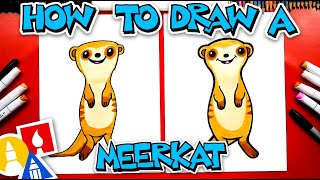 How To Draw A Meerkat Cartoon