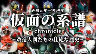 【改造人間としての覚悟】 秘密結社によって人生を変えられてしまった者たち 仮面ライダーの歴史 　前編（昭和ライダー編）