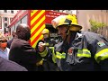 Ramaphosa visits South African national assembly after fire breaks out | AFP
