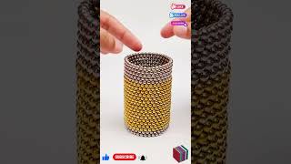 How to build a beverage from magnetic balls #shorts #magnetballs