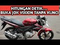 How to open the seat of an old Yamaha Vixion without a key