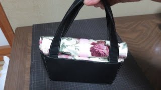 DIY 洗える保冷保温バッグinランチトートバッグ裏地付き。How to make washable insulated lunch tote bag