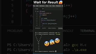 #shorts print alphabet (Y)using for Loop in C language #shorts #programming