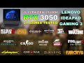 Lenovo IdeaPad Gaming 3 2022 - i5 12th Gen 12450H RTX 3050 - Test in 17 Games