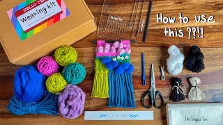 How to weave✨Using Weaving Kit