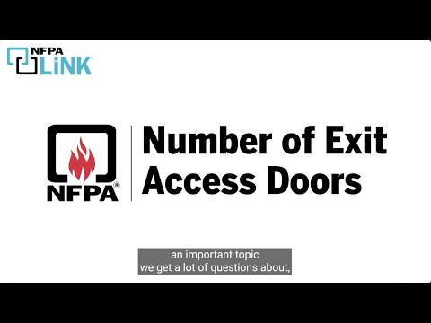 How many fire exits should a room have?