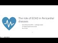 The role of echocardiography in pericardial diseases