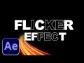 Flicker Text Animation Tutorial in After Effects
