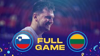 Slovenia v Lithuania | Full Basketball Game | FIBA EuroBasket 2022