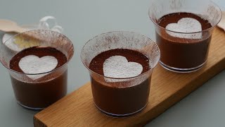 簡単でふんわりなめらか～なチョコムース♡バレンタインまだ間に合うよ | Easy Chocolate Mousse