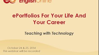 TWT Webinar ePortfolios For Your Life And Your Career