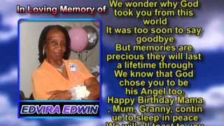 Edvira Edwin memorial