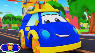 Wheels On The Firetruck + More Baby Songs And Nursery Rhymes, Car Cartoon Videos by Bob The Train