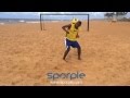 Sporple - Beach football skills in Brazil