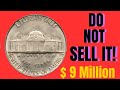 TOP LMOST VALUABLE JEFFERSON NICKELS THAT COULD MAKE YOU A MILLIONAIRE ❣️