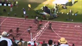 2012 FHSAA Girls Class 3A 100 Meter Dash Final