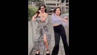 Anushka sen vs Jannat zubair dance #danceshorts #dance || Thoda khud ko kudiyo sambhalo zara... 😍❣️👍