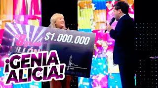 ¡Alicia ganó $1.000.000 en Los 8 escalones del millón!