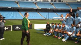 TEAM PHOTO: Behind the scenes from Manchester City's squad photo II