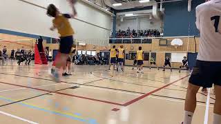 École secondaire Roger Comtois vs Veilleux régionaux Québec 2022 volleyball juvénile