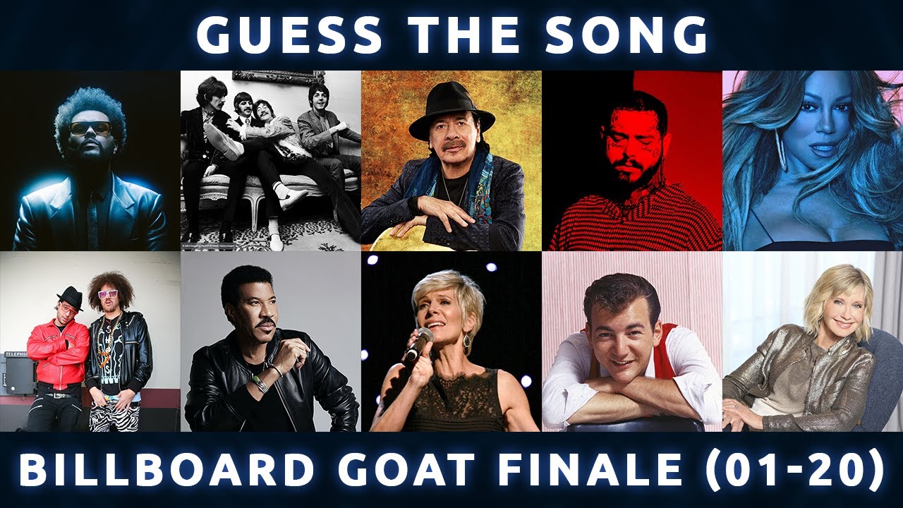 Can You Guess These Popular Songs? (Billboard GOAT FINALE) [01-20 ...