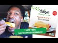 taste test: Daiya pumpkin spice cheezecake (vegan) | Chris C-Snacks Clarke for hot for food