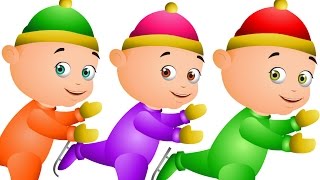 Five  Little Babies Skating In Ice | Nursery Rhymes Collection | JamJammies Kids Songs