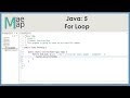 Java:5 For Loop