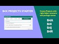 B4X Launcher Demo - Start your B4A, B4i, B4J, B4R projects with ease