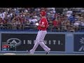 LAA@LAD: Pujols hits an RBI double to tie the game