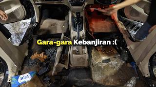 KEBANJIRAN! Salon Total Toyota Avanza Hasilnya Luar Biasa! Interior Full Lumpur