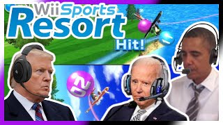US Presidents Play Airplane Dogfight in Wii Sports Resort