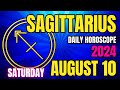 Sagittarius ♐ ✨ 𝐓𝐡𝐞 𝐓𝐢𝐦𝐞 𝐈𝐬 𝐍𝐨𝐰 ✨ Horoscope For Today August 10, 2024 | Tarot