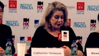 Catherine Deneuve in HKIFF 2013 Q and A