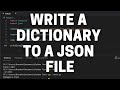 How to Write a Dictionary to a JSON File in Python - Dictionary Object to JSON