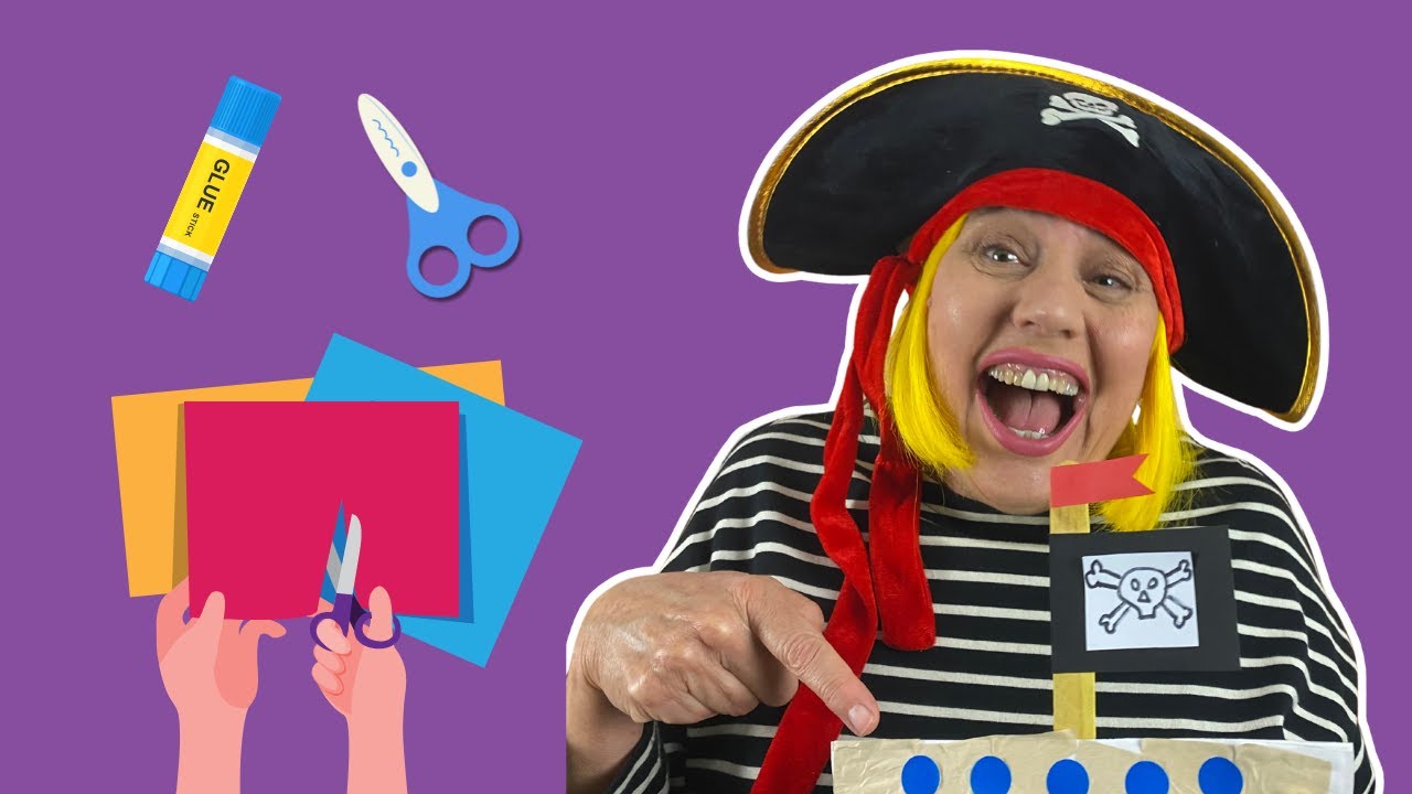 It S Fun To Be A Pirate Pirate Craft Easy Craft For Kids Youtube