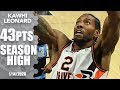 Kawhi Leonard drops season-high 43 points in dominant outing vs. Cavaliers | 2019-20 NBA Highlights