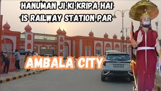 Hanuman ji ki kripa hai..Ambala City par ll Temple style Station 🇮🇳