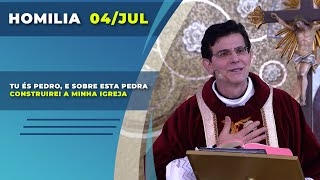 “Tu és Pedro, e sobre esta pedra construirei a minha Igreja, ” | Padre Reginaldo Manzotti | Homilia