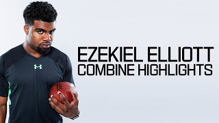Ezekiel Elliott (Ohio State, RB) | 2016 NFL Combine Highlights