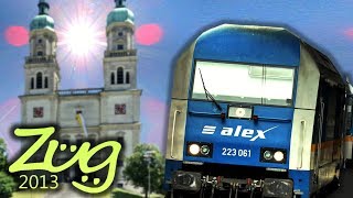 Zug2013: alex Immenstadt - Kempten - Buchloe - München Hbf | alex Dokumenation Teil 4