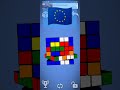 european union flag 🇪🇺🇪🇺🇪🇺🇪🇺 on 6x6x6 rubiks cube #shorts #viral #trending #rubikscube