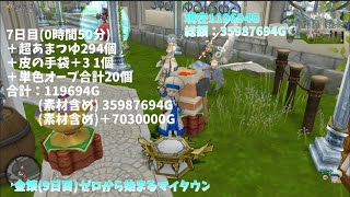 【ドラクエ10第108.7回】ゼロから始めるマイタウン金策！(9日目)