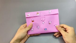 Such a lovely wallet, the production method is very simple, take the little baby to do it together!